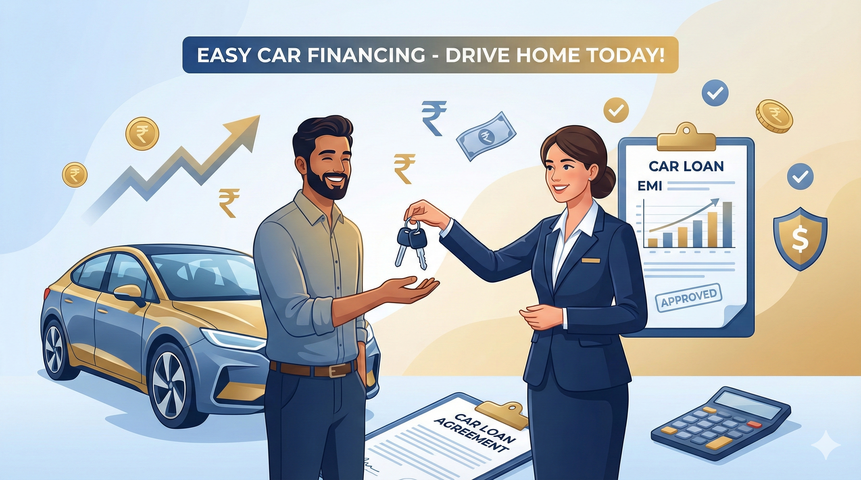 Car loan hero banner